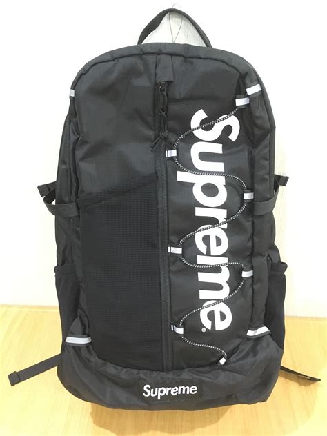 supreme ss17 backpack real vs fake